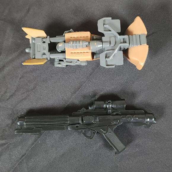 Star Wars Imperial Blaster & Speeder 1996 & 2001 Lot of 2 - Picture 2 of 2
